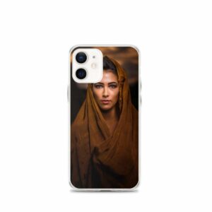 Woman in Red Scarf iPhone Case - iphone case iphone mini case on phone f d - Shujaa Designs