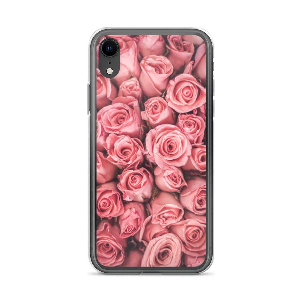 Pink Roses iPhone Case - iphone case iphone xr case on phone c - Shujaa Designs