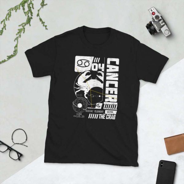 Cancer Unisex T-Shirt - unisex basic softstyle t shirt black front dcdd bf - Shujaa Designs