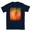 Surreal Cello - unisex basic softstyle t shirt navy front f e - Shujaa Designs