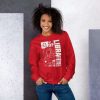 Libra Zodiac Sweatshirt - unisex crew neck sweatshirt red front cd a bba - Shujaa Designs