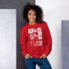 Virgo Zodiac Sweatshirt - unisex crew neck sweatshirt red front cd bc ac - Shujaa Designs