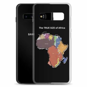 The TRUE SIZE of Africa Samsung Case - samsung case samsung galaxy s case with phone c b - Shujaa Designs