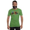 Super Daddio - unisex staple t shirt leaf front a e c - Shujaa Designs