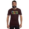 Super Daddio - unisex staple t shirt oxblood black front a e df c - Shujaa Designs