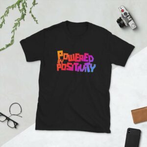 Powered by Positivity Unisex T-Shirt - unisex basic softstyle t shirt black front a ffdf ba - Shujaa Designs