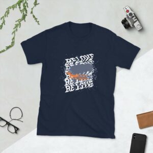 Be Love Unisex T-Shirt - unisex basic softstyle t shirt navy front f f b - Shujaa Designs