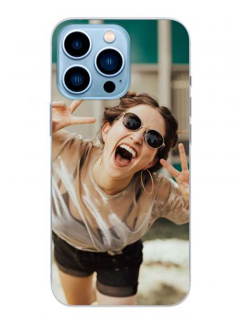 Apple iPhone 13 Pro Max Hard case (back printed, transparent) - atvoxvrmsi - Shujaa Designs