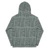Geometric Design Unisex Hoodie - all over print unisex hoodie white back f bca c - Shujaa Designs