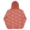 Geometric Print Unisex Hoodie - all over print unisex hoodie white back ae fa - Shujaa Designs