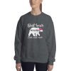 Best Bear Mom Ever – Mom Design Unisex Sweatshirt - unisex crew neck sweatshirt dark heather front b b bf a - Shujaa Designs