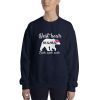 Best Bear Mom Ever – Mom Design Unisex Sweatshirt - unisex crew neck sweatshirt navy front b b b cc - Shujaa Designs