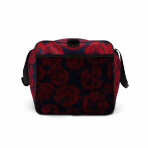 Red Tie Dye Duffle bag - all over print duffle bag white right side c ca e f - Shujaa Designs
