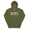 Spirit of Love Unisex Hoodie - unisex heavy blend hoodie military green front d a fd - Shujaa Designs