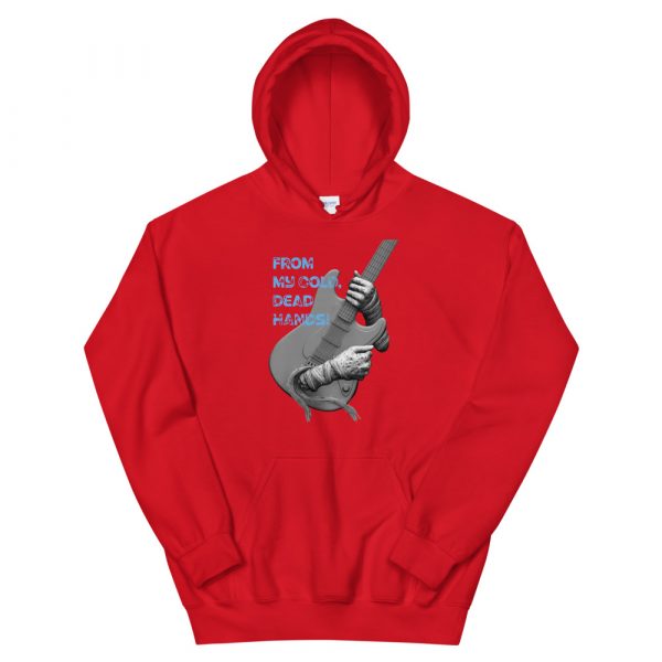 From My Cold Dead Hands Unisex Hoodie - unisex heavy blend hoodie red front d becc e - Shujaa Designs