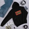 Powered By Positivity Unisex Hoodie - unisex heavy blend hoodie black front bc - Shujaa Designs