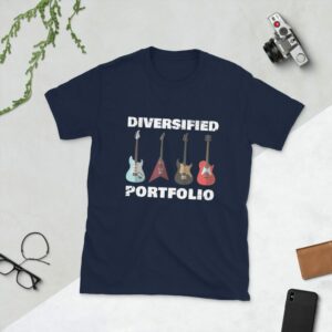 Diversified Portfolio Short-Sleeve Unisex T-Shirt - unisex basic softstyle t shirt navy front aebd - Shujaa Designs