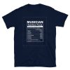 Musician Nutrition Facts Unisex T-Shirt - unisex basic softstyle t shirt navy front a aa e ee - Shujaa Designs