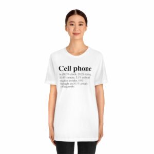 Cell Phone Definition T-Shirt -  - Shujaa Designs