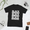 Black Father Black Leader Black King  Unisex T-Shirt - unisex basic softstyle t shirt black front ffa cf - Shujaa Designs