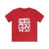 Let’s Go Play Soccer Kids Softstyle Tee -  - Shujaa Designs
