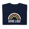 Bring Light Short-Sleeve Unisex T-Shirt - unisex basic softstyle t shirt navy front eb c - Shujaa Designs