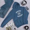 Knowledge Of Self Is A Form Of Wealth Unisex Hoodie - unisex heavy blend hoodie indigo blue front e e f - Shujaa Designs