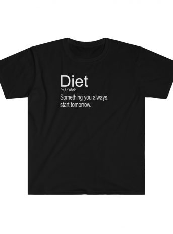 Diet Definition Unisex Softstyle T-Shirt -  - Shujaa Designs