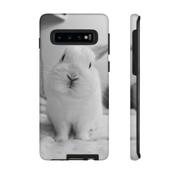 Cute White Bunny Rabbit Tough Phone Case - - Shujaa Designs