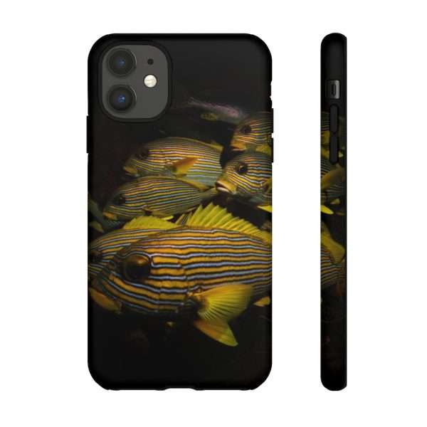 Colorful School Of Emperor Angel Fish Tough Phone Case - - Shujaa Designs