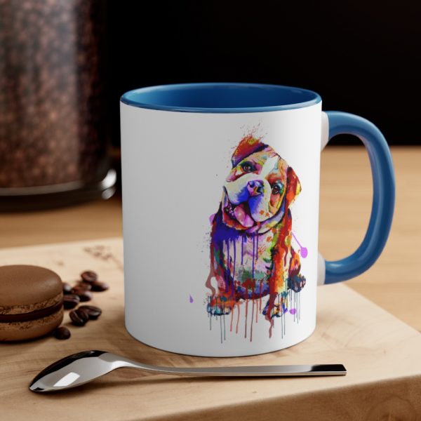 Bull Dog Accent Coffee Mug, 11oz - - Shujaa Designs