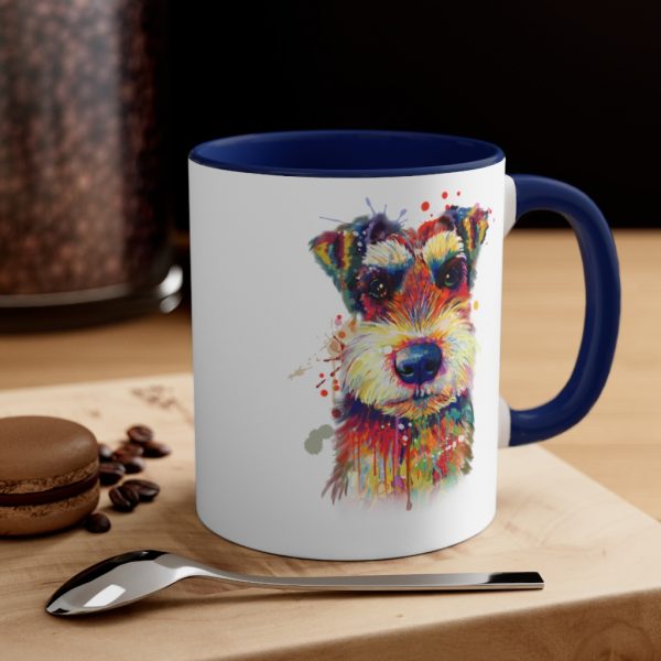 Schnauzer Accent Coffee Mug, 11oz -  - Shujaa Designs