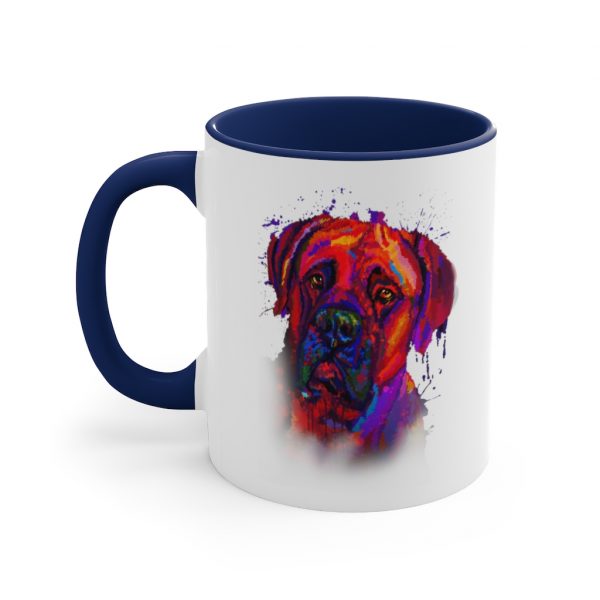 Bull Mastiff Accent Coffee Mug, 11oz - - Shujaa Designs