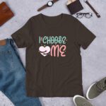 I Choose Me - Hearts - Unisex t-shirt - unisex staple t shirt brown front eb ce .jpg - Shujaa Designs