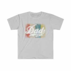Dad Est Unisex Softstyle T-Shirt - .jpg - Shujaa Designs