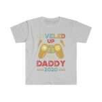 Leveled Up To Daddy Unisex Softstyle T-Shirt - .jpg - Shujaa Designs