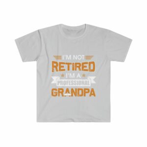 Professional Grandpa Cool Design Unisex Softstyle T-Shirt - .jpg - Shujaa Designs