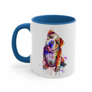 Bull Dog Accent Coffee Mug, 11oz - .jpg - Shujaa Designs