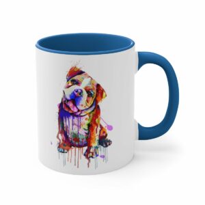 Bull Dog Accent Coffee Mug, 11oz - .jpg - Shujaa Designs