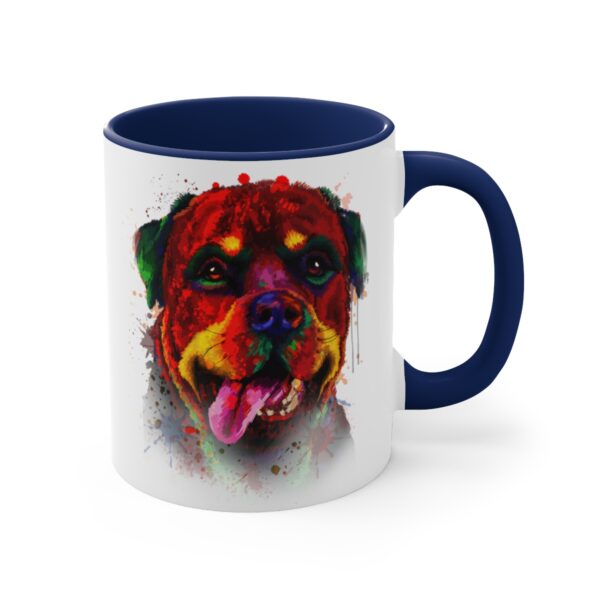 Rottweiler Accent Coffee Mug, 11oz - .jpg - Shujaa Designs