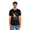 Colorful Hand-Drawn Rooster Unisex Jersey Short Sleeve Tee - .jpg - Shujaa Designs