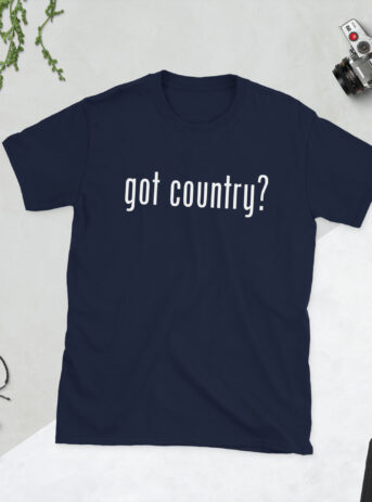 Got Country? Short-Sleeve Unisex T-Shirt - unisex basic softstyle t shirt navy front baf d e .jpg - Shujaa Designs