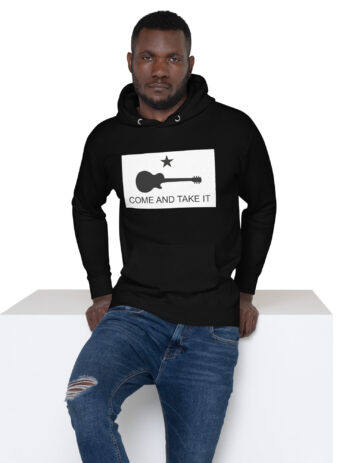 Come And Take It Premium Unisex Hoodie - unisex premium hoodie black front d cf .jpg - Shujaa Designs