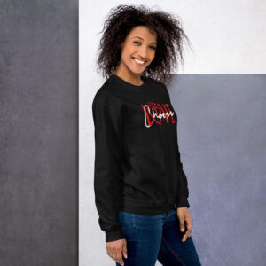 Choose Love Unisex Sweatshirt - unisex crew neck sweatshirt black right b b ecdaad.jpg - Shujaa Designs