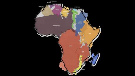 The True Size Of Africa - true size of africa - Shujaa Designs