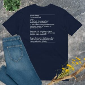 The True Size Of Africa (Deluxe Edition) Unisex Softstyle T-Shirt - unisex basic softstyle t shirt navy back c c d f .jpg - Shujaa Designs